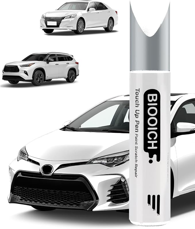 Touch Up Paint Pen Exact Color Match Car Chip and Scratch Repair (for Toyota, Wind Chill Pearl Tricoat(089))
