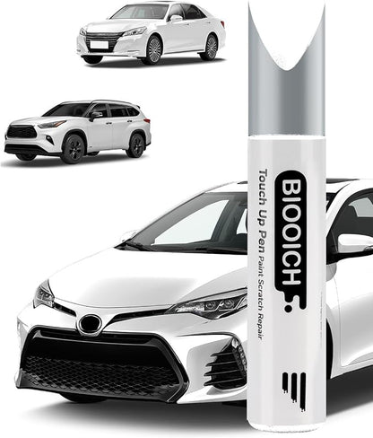 Touch Up Paint Pen Exact Color Match Car Chip and Scratch Repair (for Toyota, Wind Chill Pearl Tricoat(089))