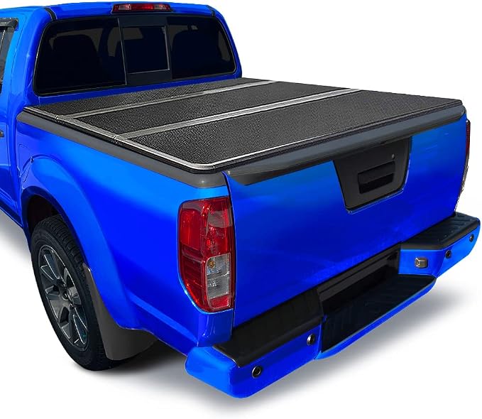 Tyger Auto T5 Tri-Fold Alloy Hardtop Truck Bed Tonneau Cover Compatible with 2005-2026 Nissan Frontier; 2009-2012 Suzuki Equator | 5' (59") Bed | TG-BC5N3028