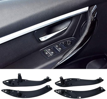 BMW Door Handles For Series 3 F30 Series 4 Inner Door Support Trim Pull Strap Armrest Bracket Kit for 2012-2018 BMW 320 328 330 335 and 2014-2017 BMW 428 435 51417279311 Black