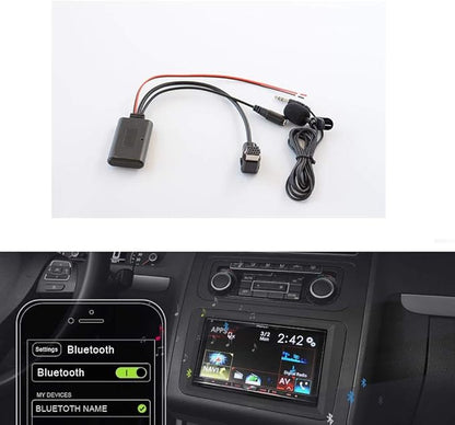 YuYue Bluetooth 5.0 Module, 11 Pin IP-Bus Plug Cable AUX Adapter for Pioneer DEH-P88RS Audio Music Receiver