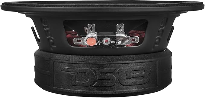 DS18 PRO-GM6.4 Loudspeaker - 6.5", Midrange, Black Steel Basket, 480W Max, 140W RMS, 4 Ohms - Premium Quality Audio Door Speakers for Car or Truck Stereo Sound System (1 Speaker)