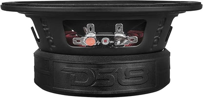 DS18 PRO-GM6.4 Loudspeaker - 6.5", Midrange, Black Steel Basket, 480W Max, 140W RMS, 4 Ohms - Premium Quality Audio Door Speakers for Car or Truck Stereo Sound System (1 Speaker)