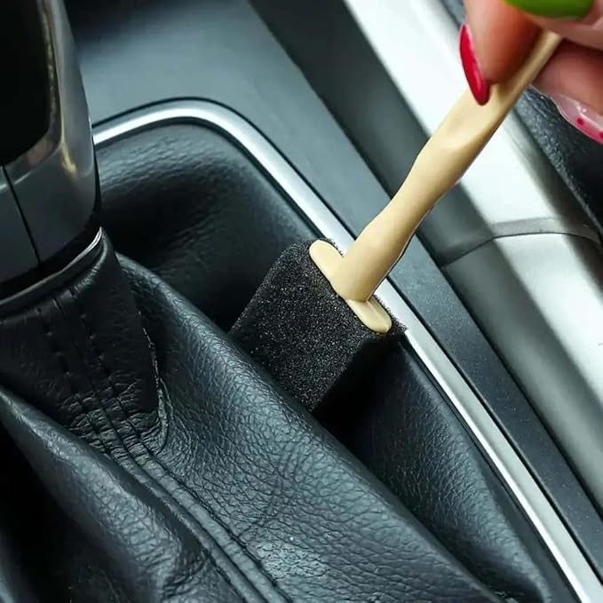 12 Pack Car Air Vent Duster Brush Blind Duster Car Interior Detail Dust Brush Sponge Brushes Dash Duster for Automotive Air Conditioner Vent Dashboard Crevice Mini Split Vent Window Blinds