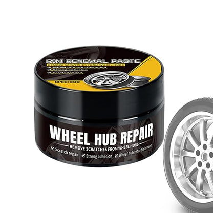 Tire Cleaner and Shine - Scratches Removal Coating,80g Scratch-Resistant Long-Lasting High-Gloss Tire Cleaner Hub Polisher for Auto Detailing, Car, RV, Motorcycle, Truck, Marine & ATV Wheels