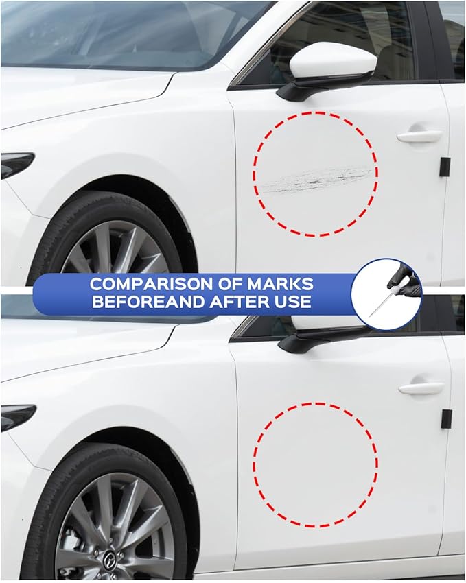 41V Soul Red Metallic Tricoat Touch Up Paint Compatible with Mazda Exact Match Chips and Nicks Touch Up