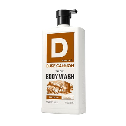 Duke Cannon Sawtooth Body Wash for Men 30 oz – High Performance Shower Gel, Long Lasting Fresh Scent, Extra Large Bottle