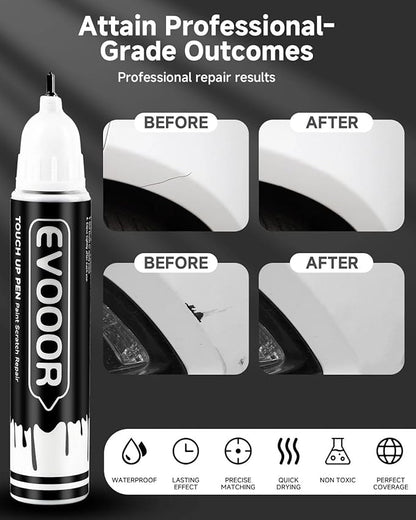 Touch Up Paint for Ford – Exact Match 2 in 1 Paint Pen for Chips and Nicks Repair (Vapor Blue Metallic(K1/M7490A))