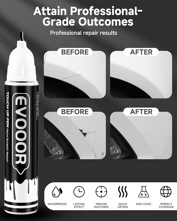 Touch Up Paint Compatible with Nissan Exact Match 2 in 1 Touch up Paint for Chips and Nicks Repair (Baja Storm Metallic(HAL))