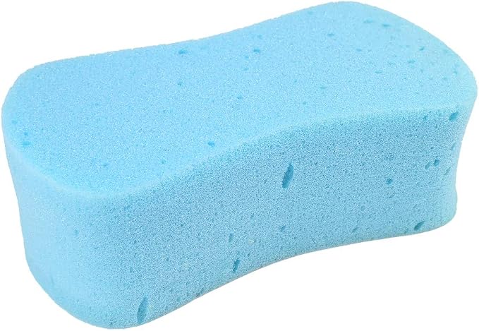 X AUTOHAUX Blue Auto Car Cleaning Sponge Block Washing Eraser Remover Pad Absorbent Foam