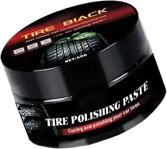 Nice & Wet Tire Shines Trim Coating for Rubber, Tire Refurbishing Cream for Car Truck Motorcycle Tire Polishing Wax Car Wheel Tire