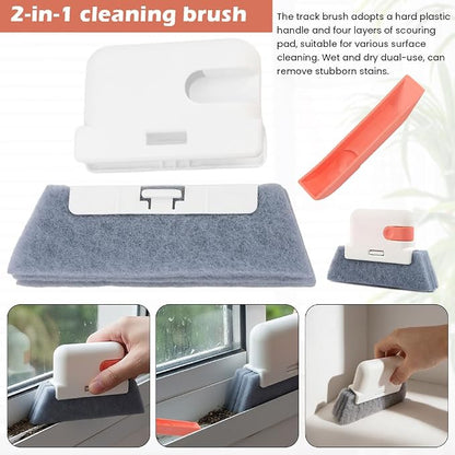 5-Pack Blind Cleaning Kit - Professional Tools for Window Blinds, Air Vents, Tracks & Fans | Extendable Handle with Washable Microfiber Brushes | All-in-One Dust Removal Set