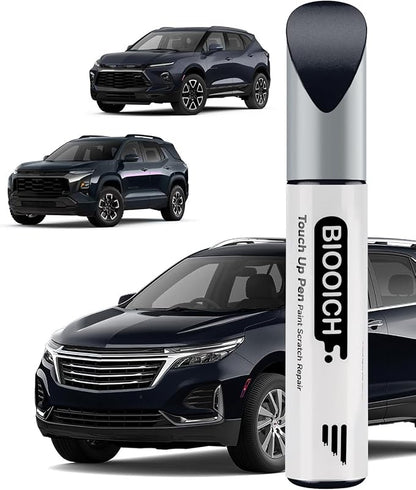 Touch Up Paint Pen Exact Color Match Car Chip and Scratch Repair (for Chevrolet, Midnight Blue Metallic(GLU/WA328E))