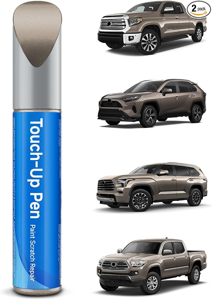 Touch Up Paint Compatible with Toyota Exact Match Touch Up Paint Car Scratch Repair (Desert Sand Mica（4Q2）)