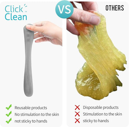 CLICK CLEAN Cleaning Gel for Car, 7oz Car Detailing Tools, Cleaning Putty Gel, Car Interior Cleaner Universal Dust Cleaner for Keyboard, Laptop, Air Vents