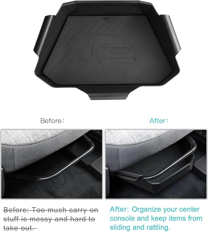 CDEFG for 2026 Ford Maverick Under Seat Storage Tray, for 2022-2026 Ford Maverick Truck Accessories Console Front Underseat Drawer Secret Storage Box Hidden Organizer