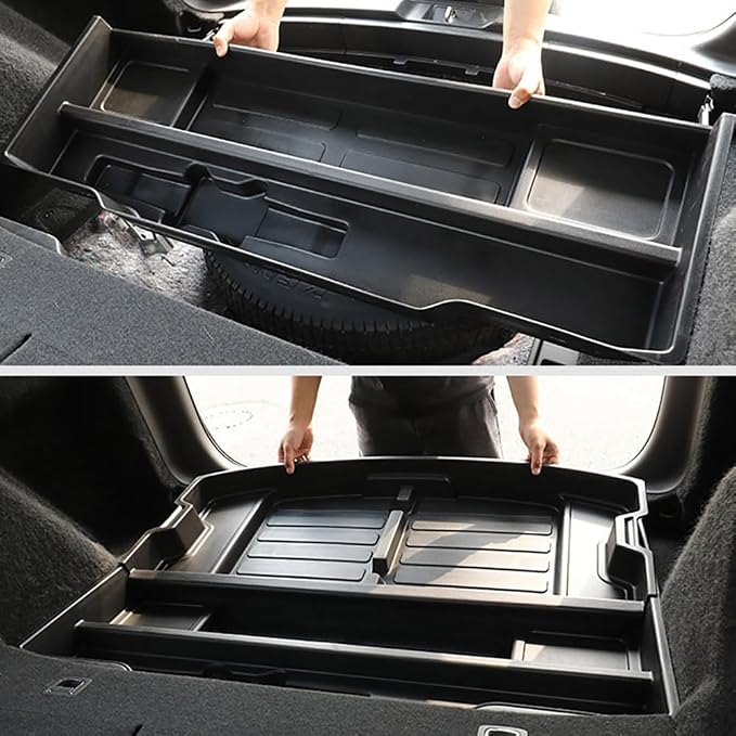 For 2017-2022 Honda CR-V Trunk Hidden Storage Box, CRV Insert Cargo Rear Hatch Specific Organizer, SUV Extra Space fits CR-V EX EX-L LX Touring Under Cargo Floor Storage Bins Accessories