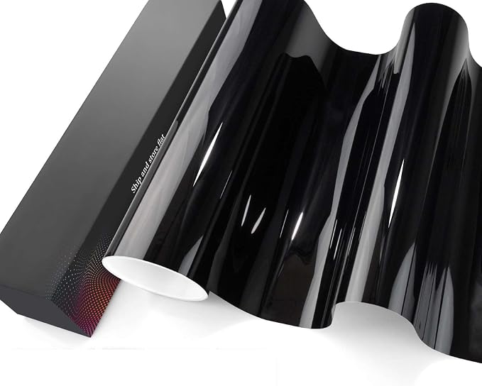 PPF Paint Protection Film Gloss Piano Black Self Healing Auto Bra Vinyl Wrap Invisible Scratches Shield Sheet DIY with Tool Set 1.6FTx5FT