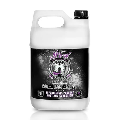 H.O.W Polish Iron Remover - Iron Out Remover Spray for Car Detailing | Remove Iron Particles in Car Paint, Motorcycle, RV & Boat | Use Before Clay Bar, Wax or Wash