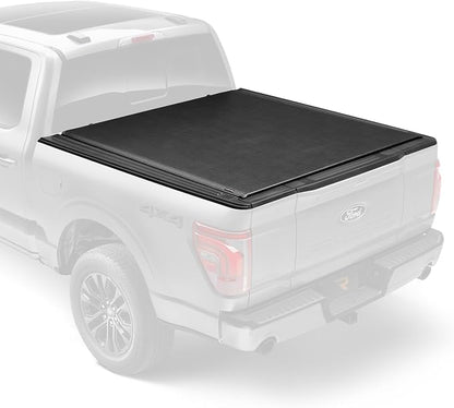 RealTruck TruXedo Lo Pro Soft Roll Up Truck Bed Tonneau Cover | 572001 | Fits 2014-2018, 2019 Limited/Legacy Chevy/GMC Silverado/Sierra 1500, 2015-19 2500/3500HD 6' 7" Bed (78.9")