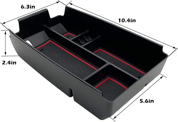 Compatible with Ford Escape 2020 2021 2022 2023 2024 2025 2026, Bronco Sport 2021-2023 2024 2025 2026 Accessories Center Console Tray Organizer, Armrest Secondary Storage Box