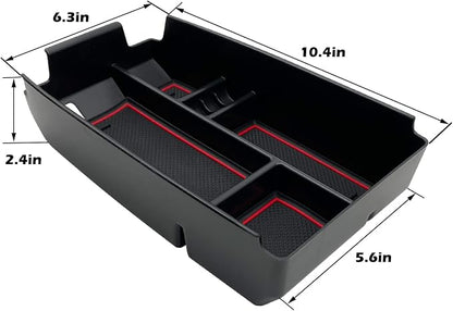 Compatible with Ford Escape 2020 2021 2022 2023 2024 2025 2026, Bronco Sport 2021-2023 2024 2025 2026 Accessories Center Console Tray Organizer, Armrest Secondary Storage Box