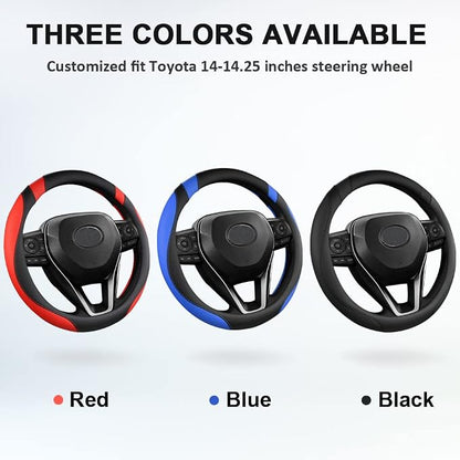 West Llama Customized Auto Car Steering Wheel Cover for Toyota Prius,86,13.75-14.25 inch