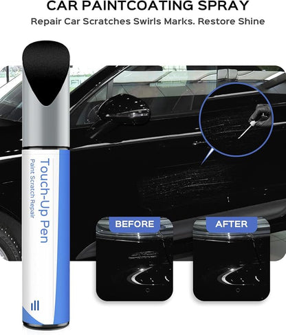Jet Black Metallic (C9X/2T) Touch Up Paint Compatible with Porsche Exact Match Chips and Nicks Touch Up