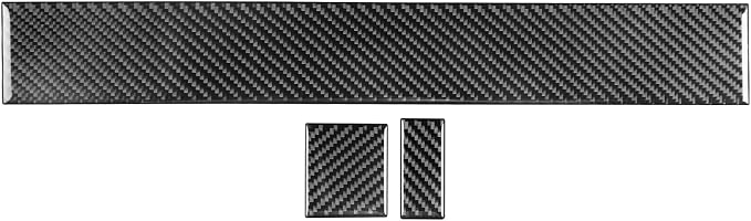 NVCNX Real Premium Carbon Fiber for Toyota Tundra 2022-2026 / Sequoia 2023-2026 2024 2025 Car Dash Board Dashboard Panel Cover Interior Trim Accessories Overlay Sticker Decal 3PCs not for Character