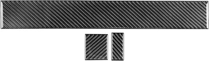 NVCNX Real Premium Carbon Fiber for Toyota Tundra 2022-2026 / Sequoia 2023-2026 2024 2025 Car Dash Board Dashboard Panel Cover Interior Trim Accessories Overlay Sticker Decal 3PCs not for Character