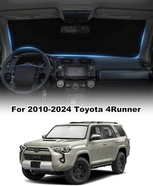 for Toyota 4Runner Sun Shade Sunshade Windshield - Front Windshield Shade Custom Fit 4Runner 2010-2024 Car Accessories