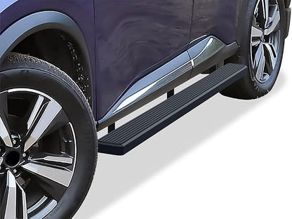 APS Running Boards 5 inches Matte Black Compatible with Nissan Rogue 2021-2026 (Exclude Models with Ground Lighting System) Stainless Steel (Side Steps Side Bars)