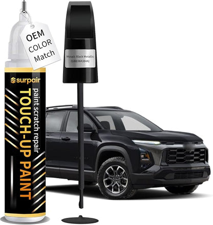 Mosaic Black Metallic GB8/WA384A Touch up Paint for Chevrolet OEM Color Match Car Scratch Repair Kit for Nicks & Chips Scratches Quick & Easy Paint Fix 2-In-1 Car Scratch Remover Pen