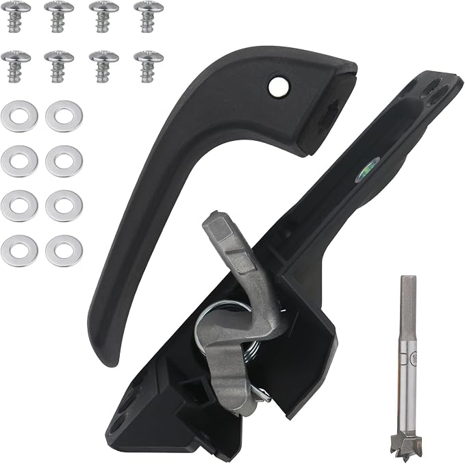 APPERFiT Interior Door Handle for Left Driver Side Compatible with Chevy Chevrolet Silverado, GMC Sierra Truck 1500 2500 3500 2007-2014 Door Panel Parts 20833606