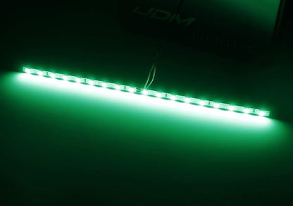 iJDMTOY 18-SMD-5050 LED Strip Light Compatible with Car Trunk Cargo Area or Interior Illumination, Emerald Green