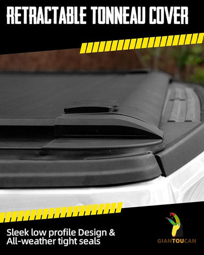 Retractable Tonneau Cover compitable with 2020-2026 Chevy Silverado/GMC Sierra 1500 5.8ft Bed(69.9in), Not for CarbonPro Bed