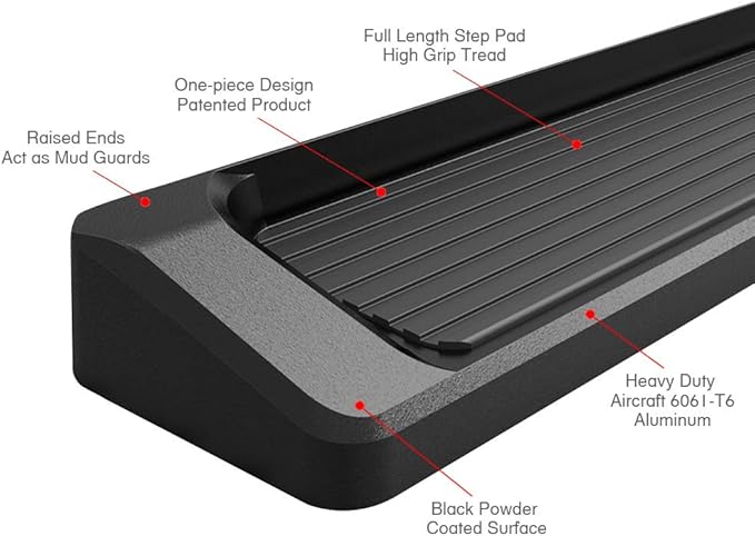 APS Black Running Boards Style Compatible with Nissan Pathfinder 2022-2026 (Nerf Bars Side Steps Side Bars)
