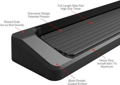 APS Black Running Boards Style Compatible with Nissan Pathfinder 2022-2026 (Nerf Bars Side Steps Side Bars)