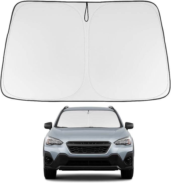 Proadsy 2026 Upgrade Front Windshield Sun Shade Foldable Sunshade Protector Custom Fit 2018-2025 Crosstrek 2.0i Premium Limited Wagon Accessories