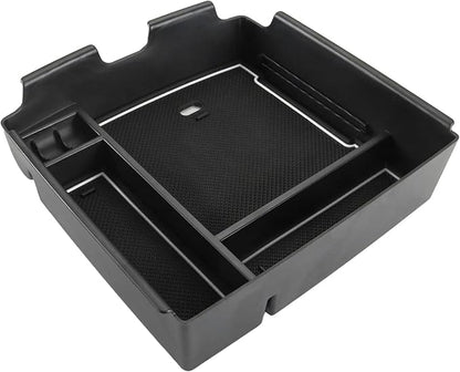 SKTU Compatible with 2022-2025 2026 Kia Carnival Center Console Organizer 2024 2025 2026 Carnival Accessories Console Tray 2024 2025 2026 Carnival Console Organizer with Coin and USB Hole (White)