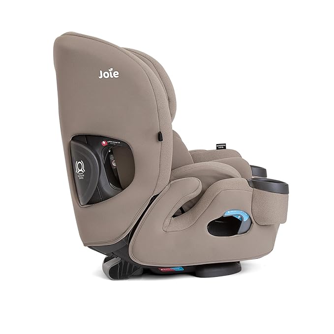 Joie Saffron SI 4-in-1 Car Seat – Car Seat for Infants to Toddlers to Big Kids - 4 Modes, 10-Position No-Rethread Headrest & Harness (Mocha)