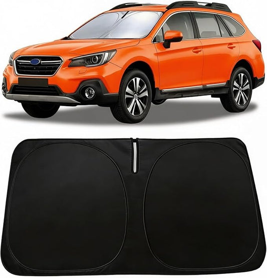 Windshield Sun Shade for Subaru Outback 2020-2026 Accessories, Car Front Window Sun Visor & Heat Shield | 240T Sunshade Protection Blocks UV Rays Keep Your Car Cooler
