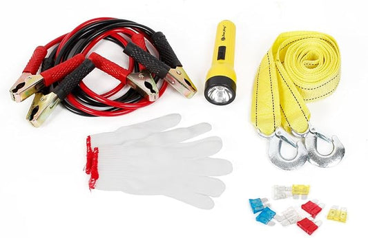 Ruilogod Car Aid Tool 500A Booster 3T Towing Rope Flash Light Set 5 in 1 (id: 359 319 fec 7bb 684
