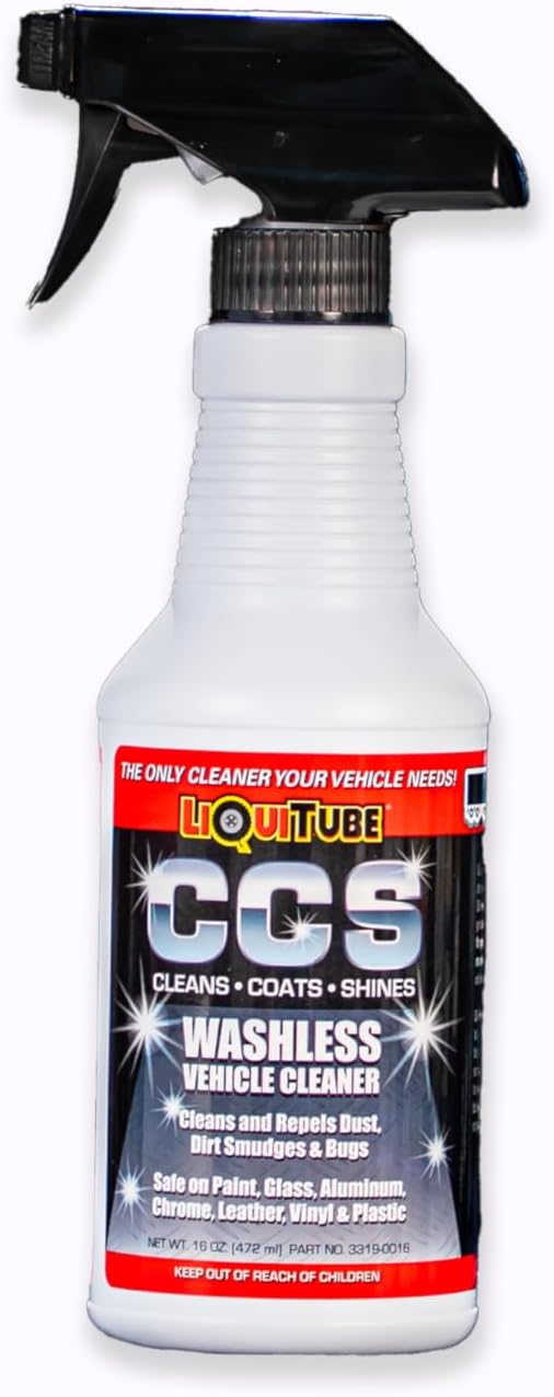 CCS Multi Surface Cleaner - Bug Remover for Motorcycles, Cars, Trucks, RVs, Boats - Polymer Chain Clear Coat Ceramic Alternative - Top Coat Shine and Protection Technology (16 oz)