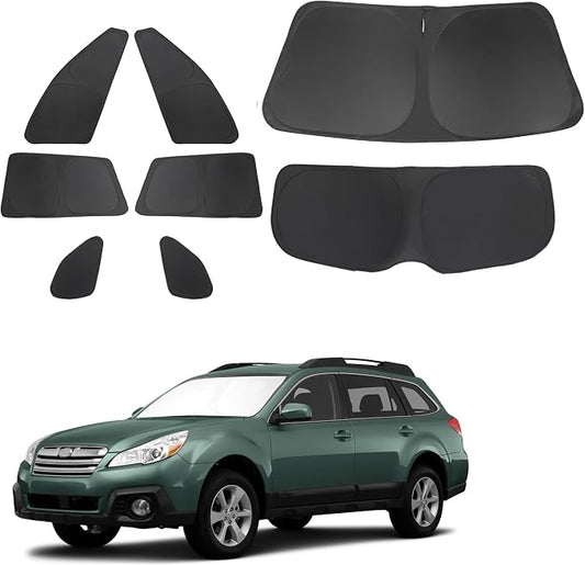 TINGLU Window Shades for Subaru Outback Wagon 2010-2014 Accessories Car Side Full Windows Windshield Sun Shade Sun UV Rays & Privacy Protection for Camping,Napping,and Relaxing 8PCS