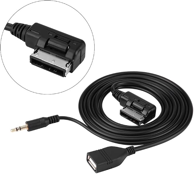 Yctze Accessories Car Audio AUX USB Adapter Cable Cable Adapter Converter Cable C63 E200l CLS E S ML Class