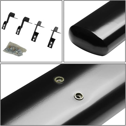 Auto Dynasty 5" Running Boards for Truck 1999-2016 Ford F250-550 Super Duty Extended Cab, Stainless Steel Nerf Bars, Black Powdercoated Non-Slip Side Steps