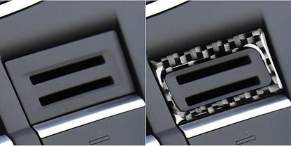 Real Premium Carbon Fiber Decor Compatible with Audi A3 S3 RS3 8V 2013 2014 2015 2016 2017 2018 2019 Car Gear Shift Panel Electronic handbrake Front Part Decal Auto Interior Accessories Sticker Black