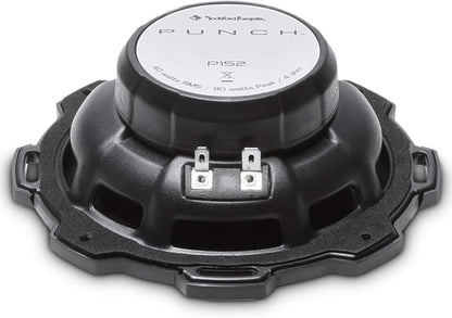 Rockford Fosgate P152 Punch 5.25" 2-Way Coaxial Full Range Speakers - Black (Pair)