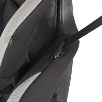Evenflo High-Back Booster Car Seat with Harness, 22 to 110lbs, Maestro Sport, Granite Gray